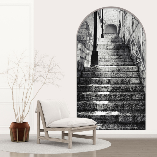 Vinilo Adhesivo Decorativo trampantojo 3D - Escaleras