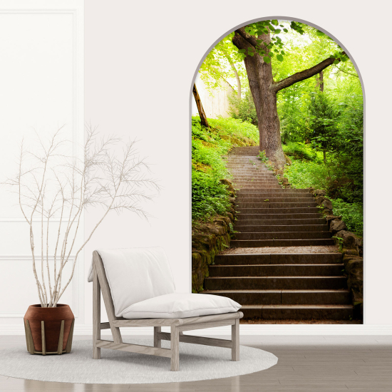 Vinilo Adhesivo Decorativo trampantojo 3D - Escaleras