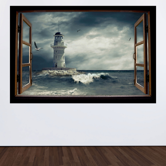 Vinilo Adhesivo Decorativo trampantojo 3D - Faro