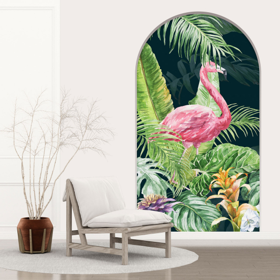 Vinilo Adhesivo Decorativo trampantojo 3D - Flamenco Rosa