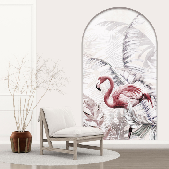Vinilo Adhesivo Decorativo trampantojo 3D - Flamenco Rosa