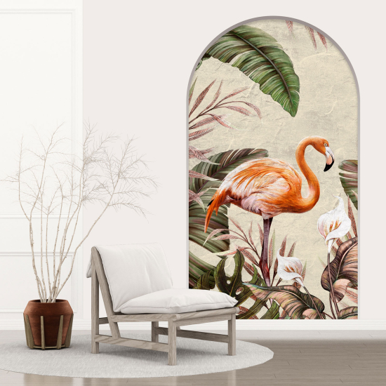 Vinilo Adhesivo Decorativo trampantojo 3D - Flamenco Rosa