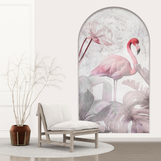 Vinilo Adhesivo Decorativo trampantojo 3D - Flamenco Rosa