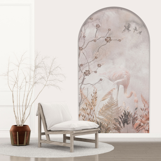 Vinilo Adhesivo Decorativo trampantojo 3D - Flamenco Rosa