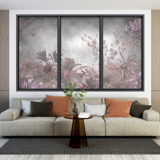 Vinilo Adhesivo Decorativo trampantojo 3D - Flores