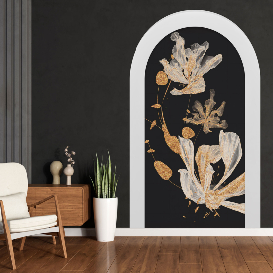 Vinilo Adhesivo Decorativo trampantojo 3D - Flores