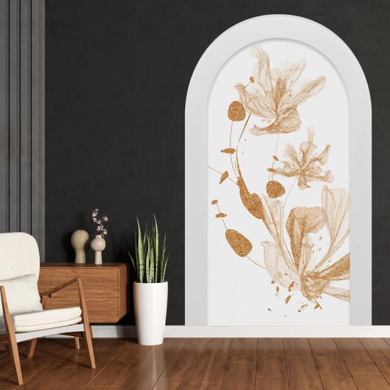 Vinilo Adhesivo Decorativo trampantojo 3D - Flores