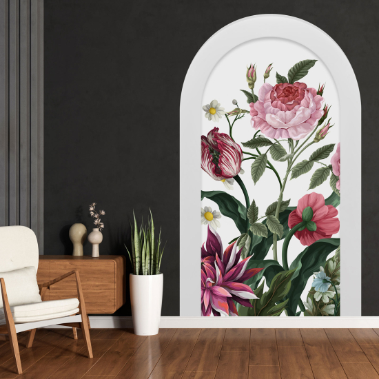 Vinilo Adhesivo Decorativo trampantojo 3D - Flores