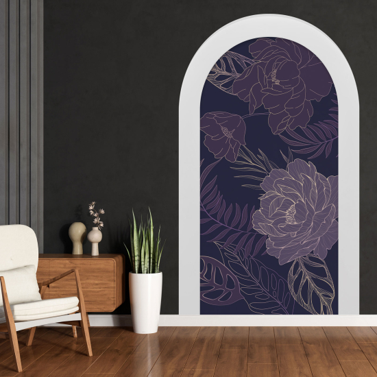 Vinilo Adhesivo Decorativo trampantojo 3D - Flores