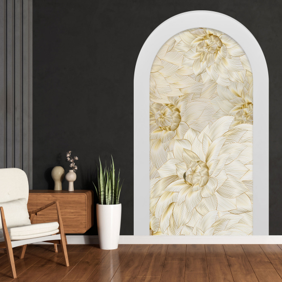 Vinilo Adhesivo Decorativo trampantojo 3D - Flores