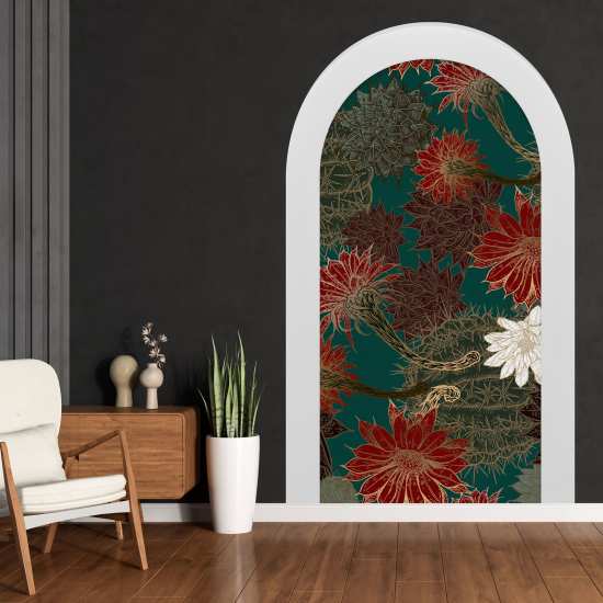 Vinilo Adhesivo Decorativo trampantojo 3D - Flores