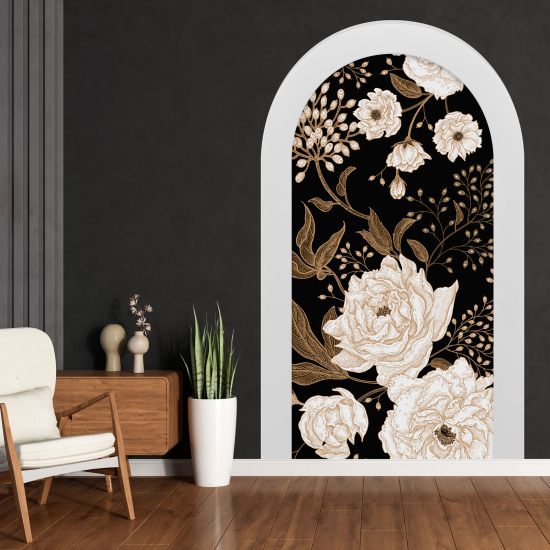 Vinilo Adhesivo Decorativo trampantojo 3D - Flores