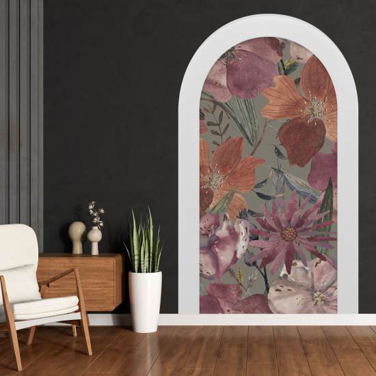 Vinilo Adhesivo Decorativo trampantojo 3D - Flores