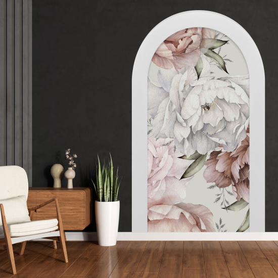 Vinilo Adhesivo Decorativo trampantojo 3D - Flores