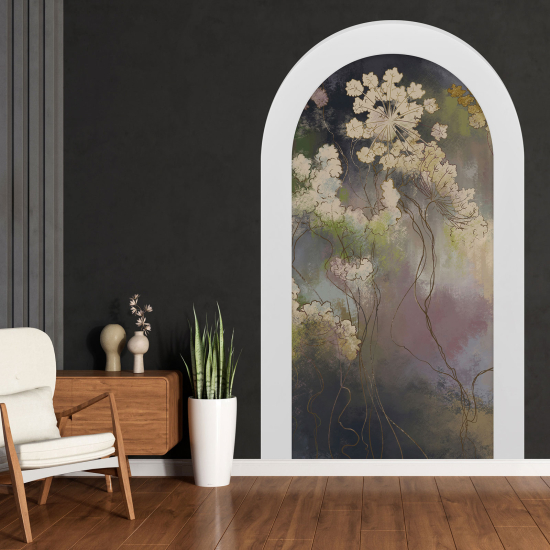 Vinilo Adhesivo Decorativo trampantojo 3D - Flores