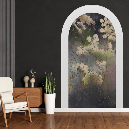 Vinilo Adhesivo Decorativo trampantojo 3D - Flores