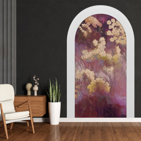 Vinilo Adhesivo Decorativo trampantojo 3D - Flores