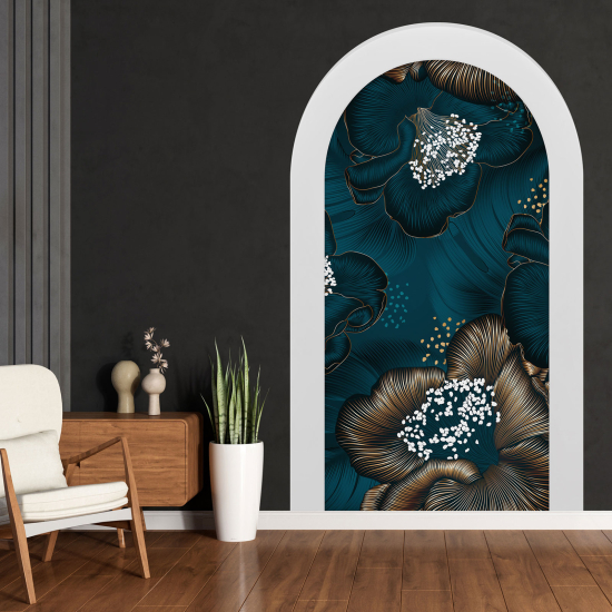 Vinilo Adhesivo Decorativo trampantojo 3D - Flores