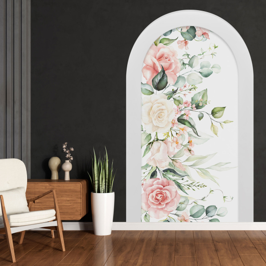 Vinilo Adhesivo Decorativo trampantojo 3D - Flores