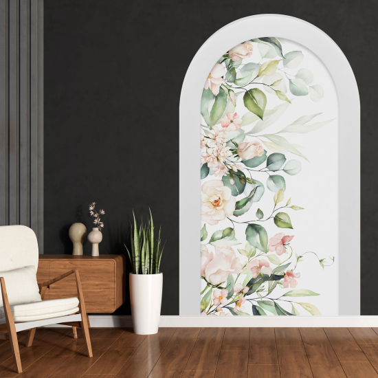 Vinilo Adhesivo Decorativo trampantojo 3D - Flores
