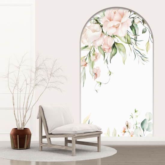 Vinilo Adhesivo Decorativo trampantojo 3D - Flores