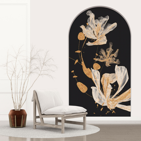 Vinilo Adhesivo Decorativo trampantojo 3D - Flores