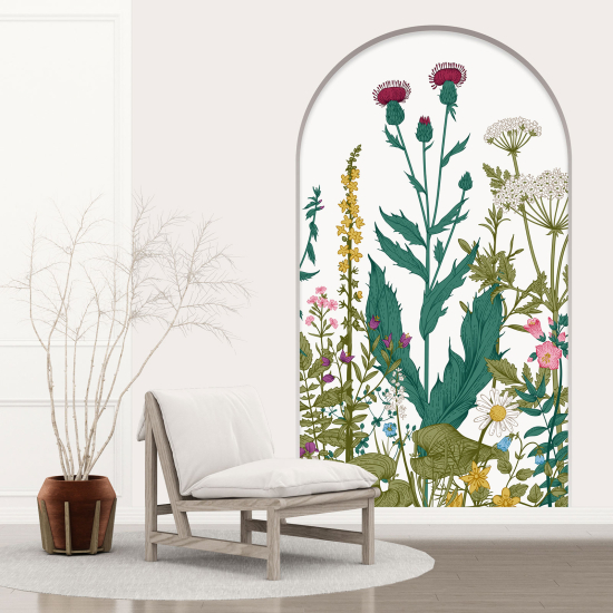Vinilo Adhesivo Decorativo trampantojo 3D - Flores