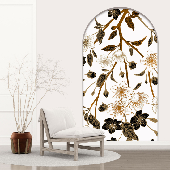 Vinilo Adhesivo Decorativo trampantojo 3D - Flores