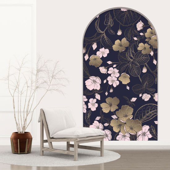 Vinilo Adhesivo Decorativo trampantojo 3D - Flores