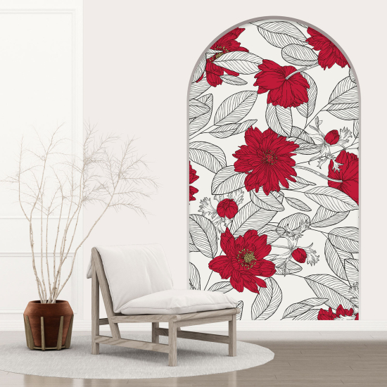 Vinilo Adhesivo Decorativo trampantojo 3D - Flores