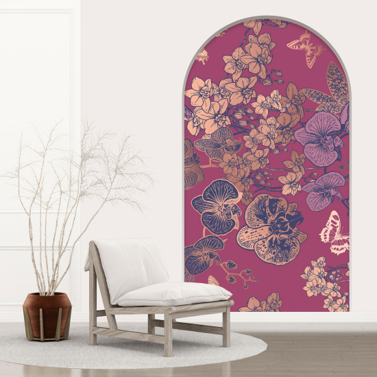 Vinilo Adhesivo Decorativo trampantojo 3D - Flores