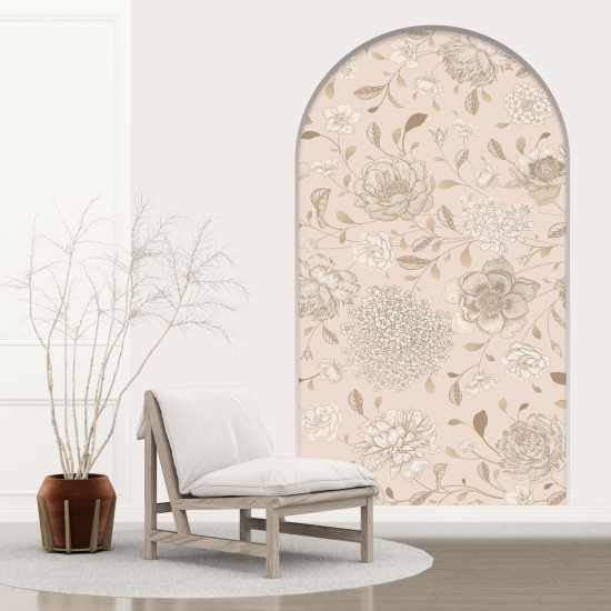 Vinilo Adhesivo Decorativo trampantojo 3D - Flores