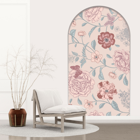 Vinilo Adhesivo Decorativo trampantojo 3D - Flores