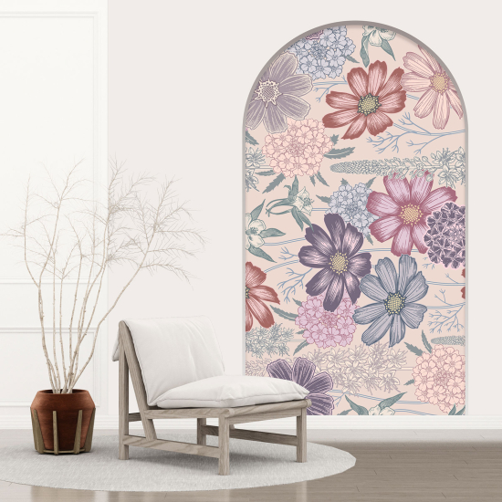 Vinilo Adhesivo Decorativo trampantojo 3D - Flores