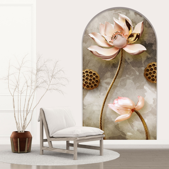 Vinilo Adhesivo Decorativo trampantojo 3D - Flores