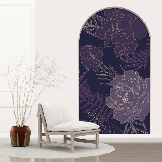 Vinilo Adhesivo Decorativo trampantojo 3D - Flores