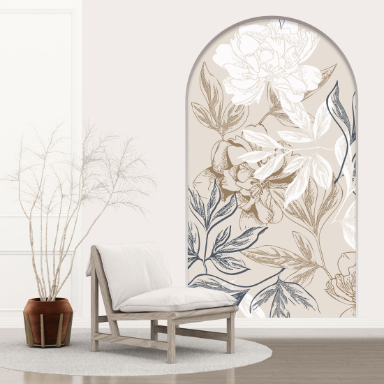 Vinilo Adhesivo Decorativo trampantojo 3D - Flores