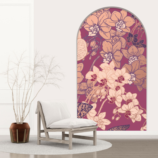 Vinilo Adhesivo Decorativo trampantojo 3D - Flores