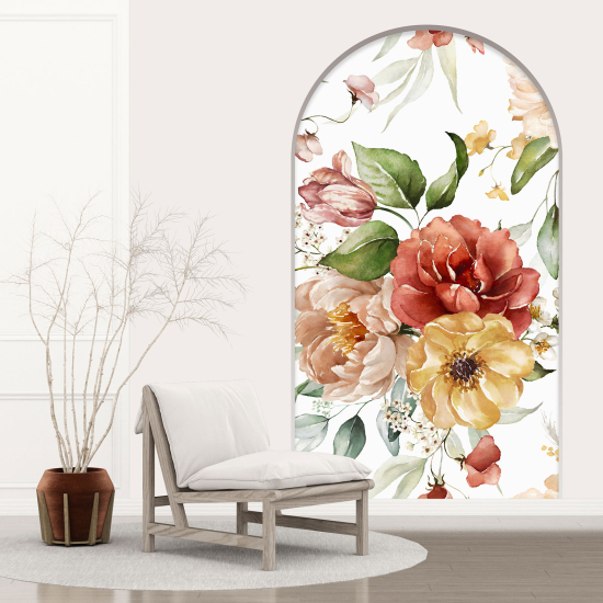 Vinilo Adhesivo Decorativo trampantojo 3D - Flores