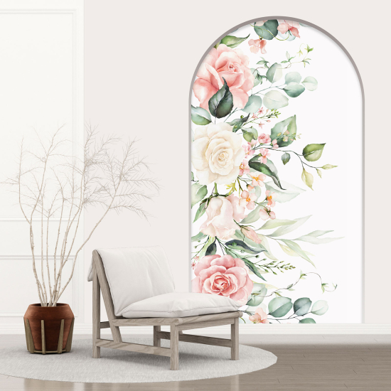 Vinilo Adhesivo Decorativo trampantojo 3D - Flores