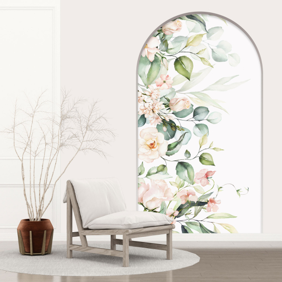 Vinilo Adhesivo Decorativo trampantojo 3D - Flores