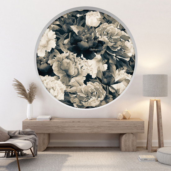 Vinilo Adhesivo Decorativo trampantojo 3D - Flores