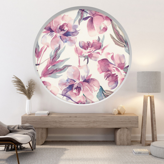 Vinilo Adhesivo Decorativo trampantojo 3D - Flores