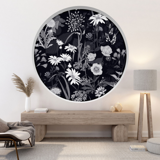 Vinilo Adhesivo Decorativo trampantojo 3D - Flores
