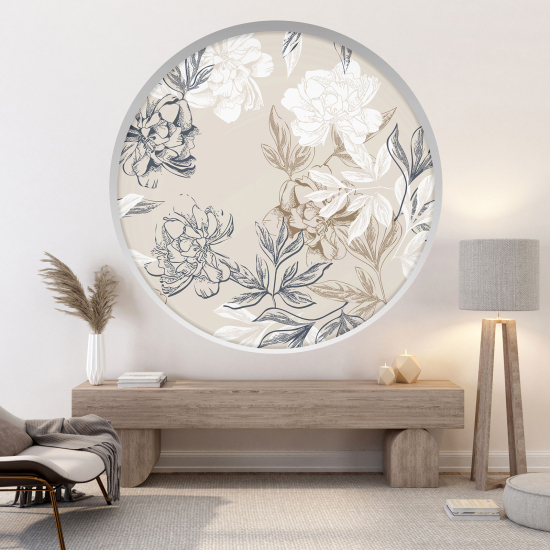 Vinilo Adhesivo Decorativo trampantojo 3D - Flores