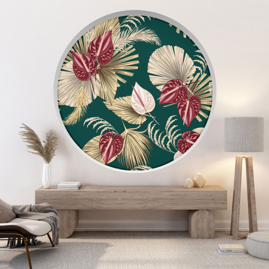 Vinilo Adhesivo Decorativo trampantojo 3D - Flores