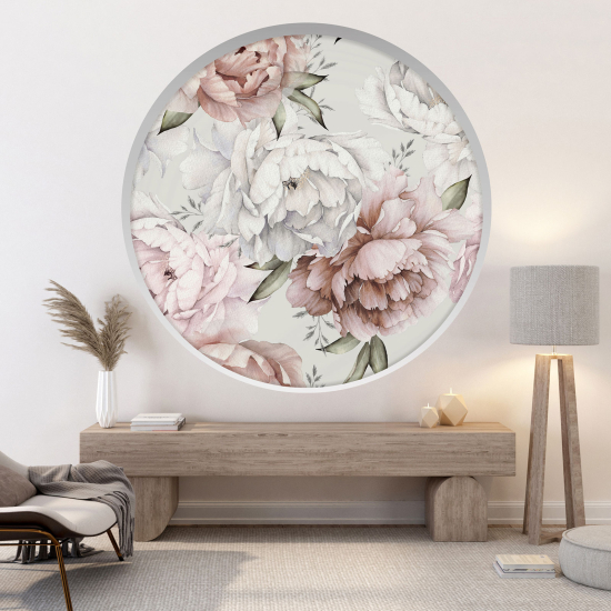 Vinilo Adhesivo Decorativo trampantojo 3D - Flores