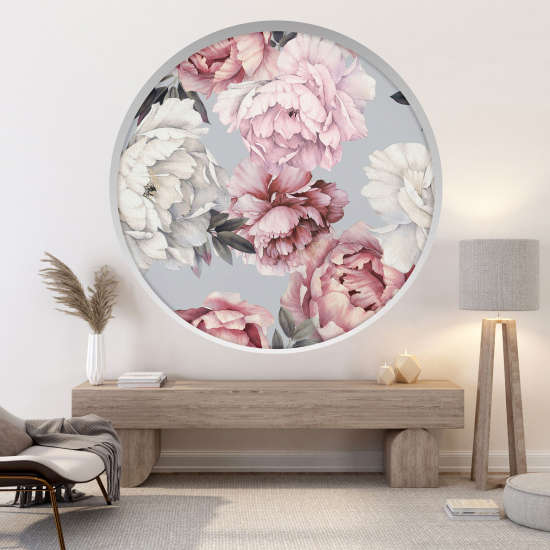 Vinilo Adhesivo Decorativo trampantojo 3D - Flores