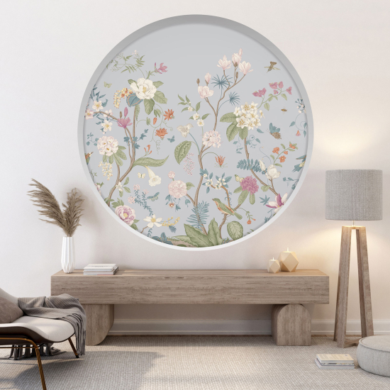 Vinilo Adhesivo Decorativo trampantojo 3D - Flores