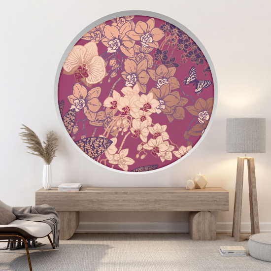 Vinilo Adhesivo Decorativo trampantojo 3D - Flores